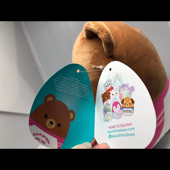 NWT Hilary the Bear 8in Squishmallow Series 42 "Kind People Are My Kind..." - Picture 4 of 5